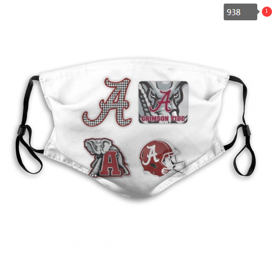NCAA Alabama Crimson Tide Dust mask with filter->ncaa dust mask->Sports Accessory
